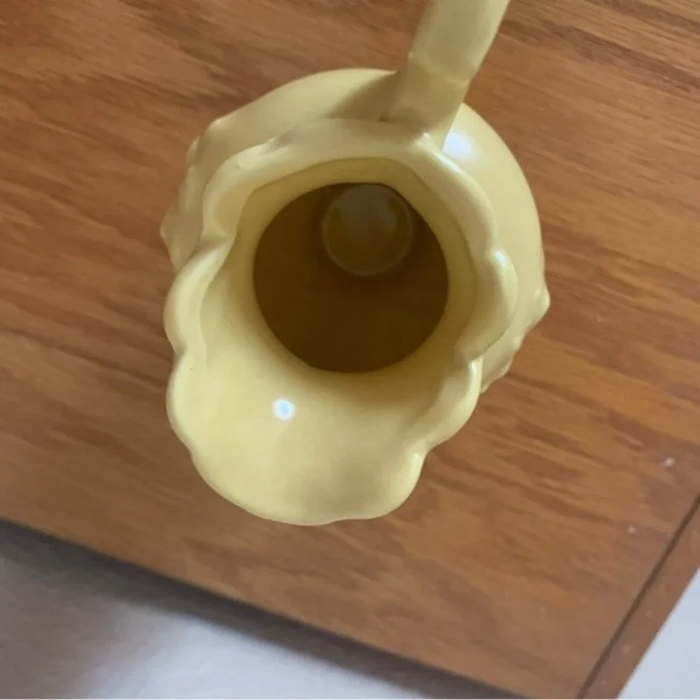 SALE! Vintage Miniature Camark Deluxe Artware Pitcher Vase in Yellow